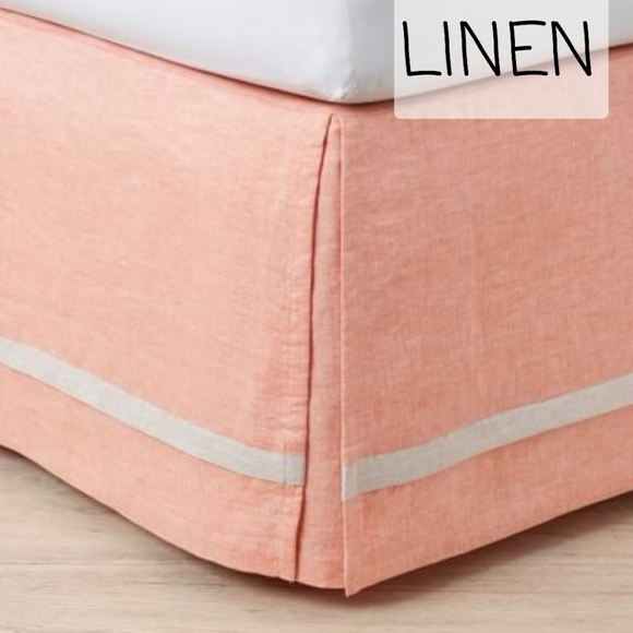 Pottery Barn Bedding Pottery Barn King Belgian Flax Linen Contrast